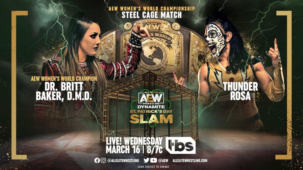 Steel Cage 3/16/22: Thunder Rosa vs Dr. Britt Baker DMD