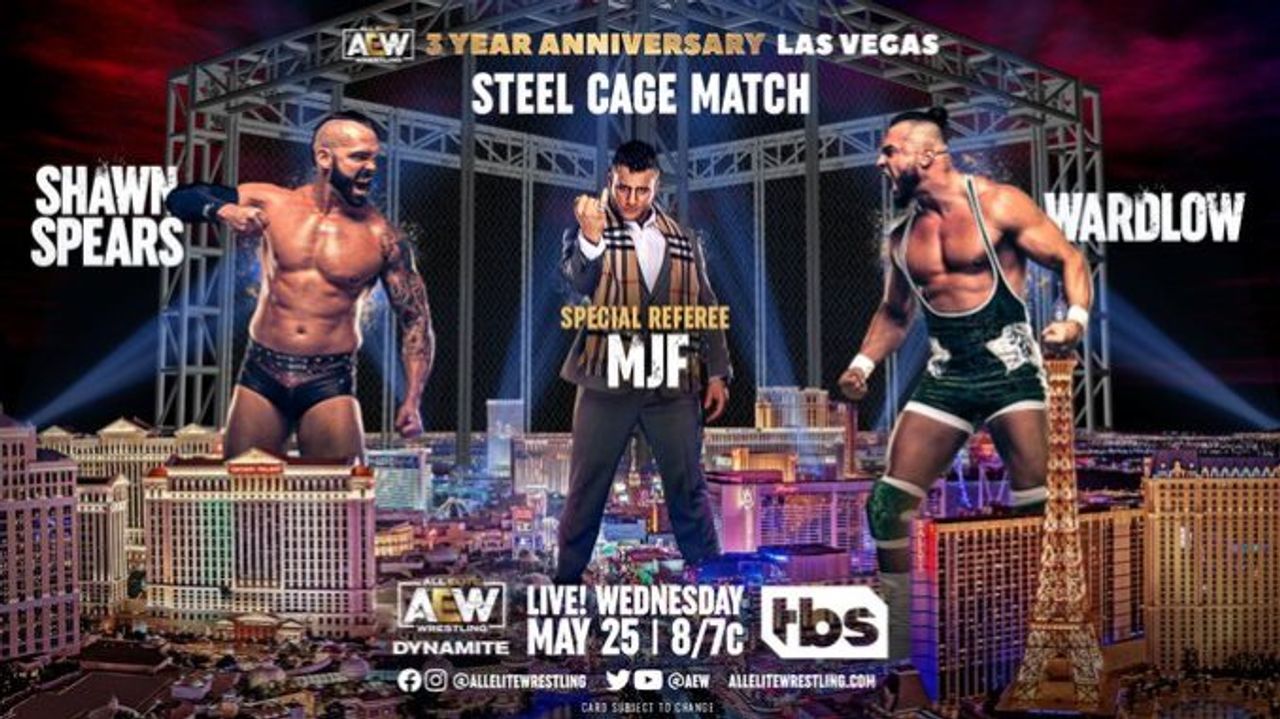 Steel Cage 5/25/22: Wardlow vs Shawn Spears