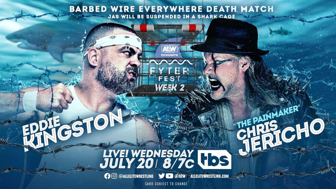 Barbed Wire Match&nbsp;7/20/22: Eddie Kingston vs Chris Jericho