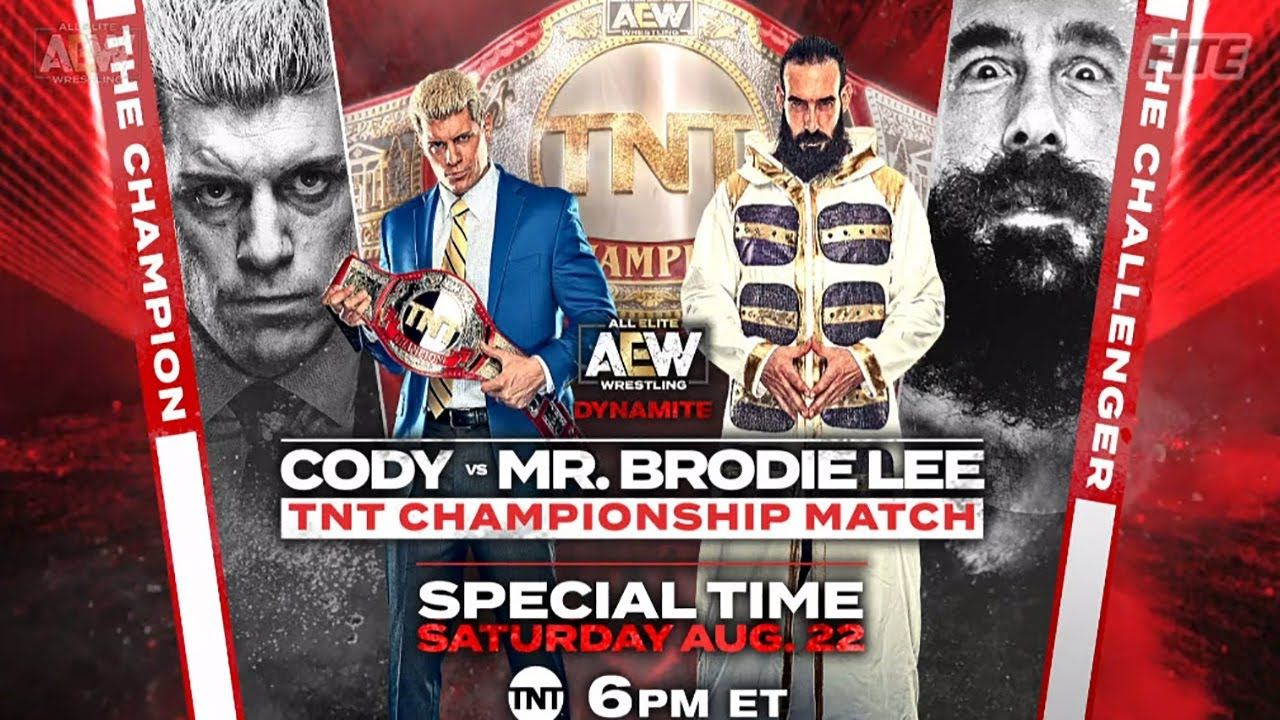 Brodie Lee vs. Cody Rhodes (August 22, 2020) - TNT Title