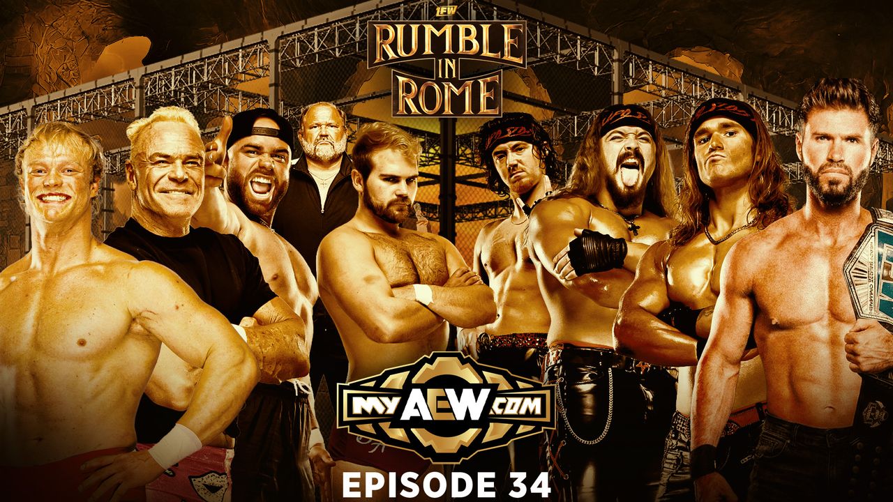 1FW - episode 34 - Steel Cage (Arn Anderson, Billy Gunn)