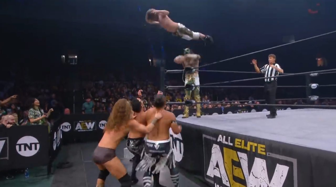 AEW Dark - Ep 16 - STRONGHEARTS vs. Jurassic Express