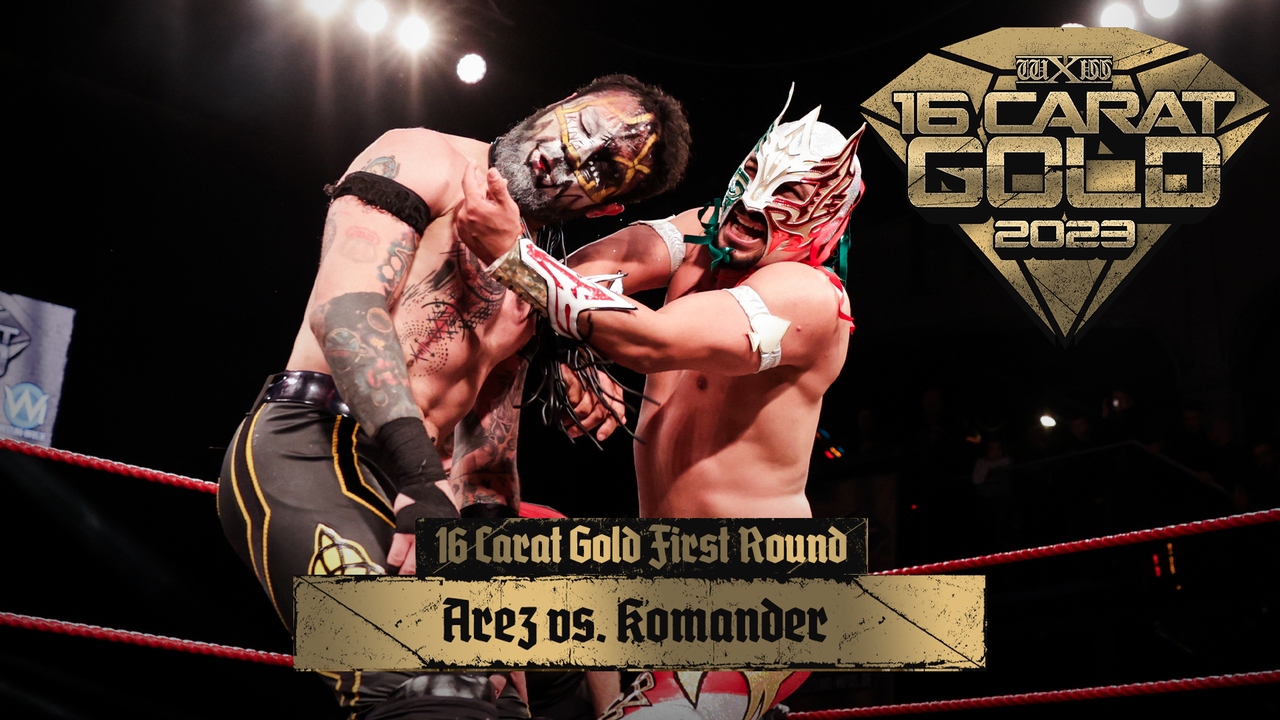 wXw: Arez vs. Komander (16 Carat Gold 2023)